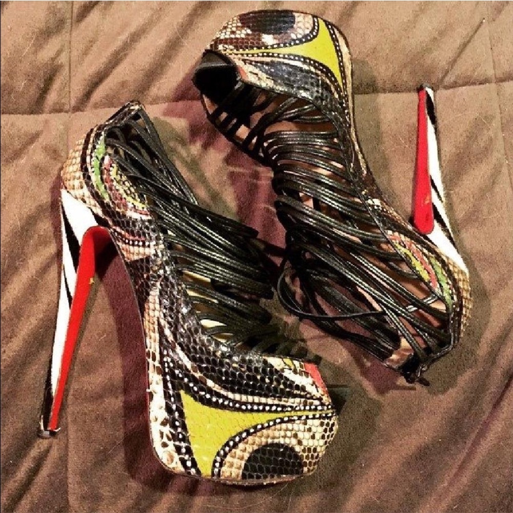 Louboutin Zoulou - size 39 - with vibrams - SOLD